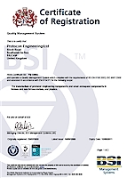 BS EN 9100:2003 Certificate